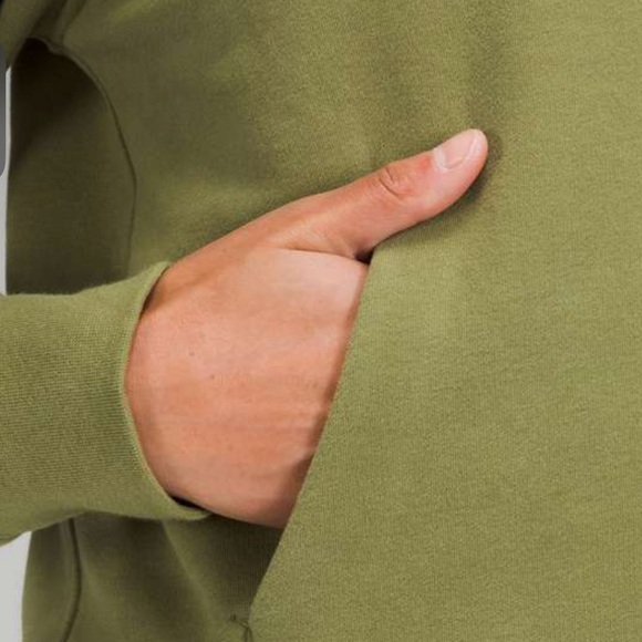 Lululemon Loungeful Hoodie - Color Bronze Green in size 6 - Picture 4 of 9